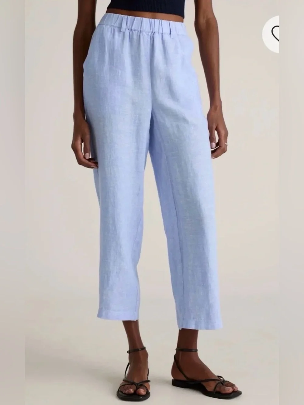 Quince 100% European Linen Pants Size M